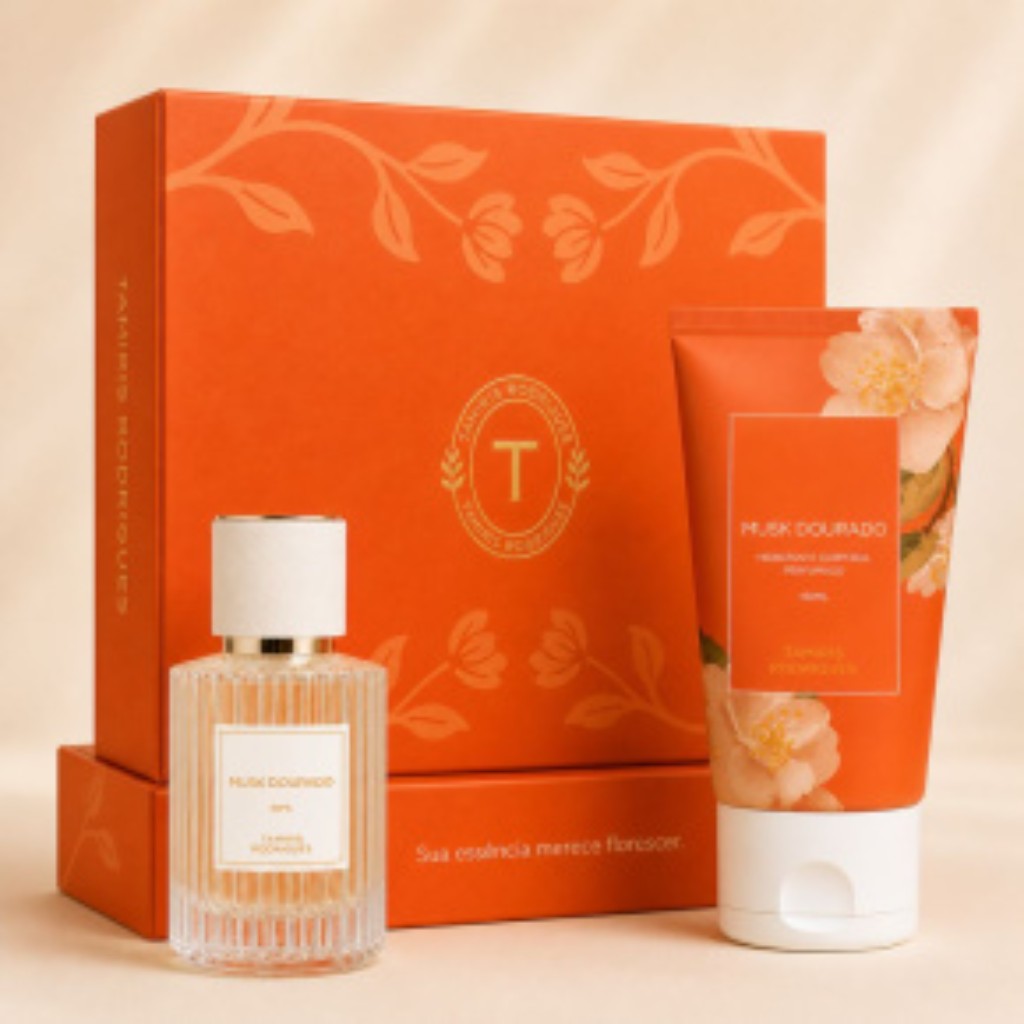 Presente Musk Dourado