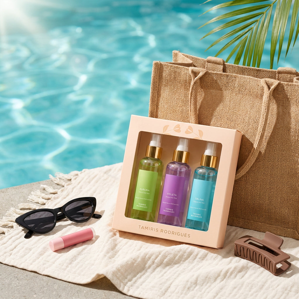 Kit Body & Hair Mist - Salina, Aurora e Violeta (300ml)