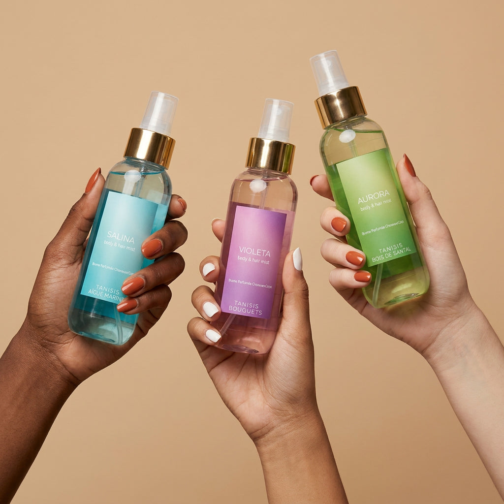 Kit Body & Hair Mist - Salina, Aurora e Violeta (300ml)